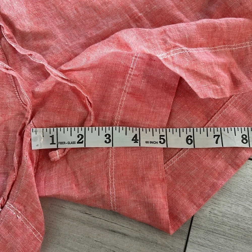 Tommy Bahama 100% Linen coral shorts size small